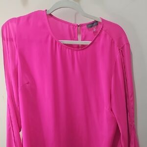 Vince Camuto Pink Long Sleeve Blouse